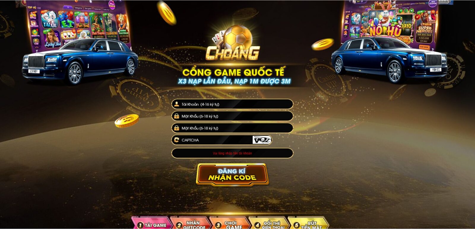 Choangvip - Cổng game bài đổi thưởng uy tín